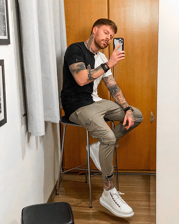 Roupas masculinas hot sale estilosas para magros